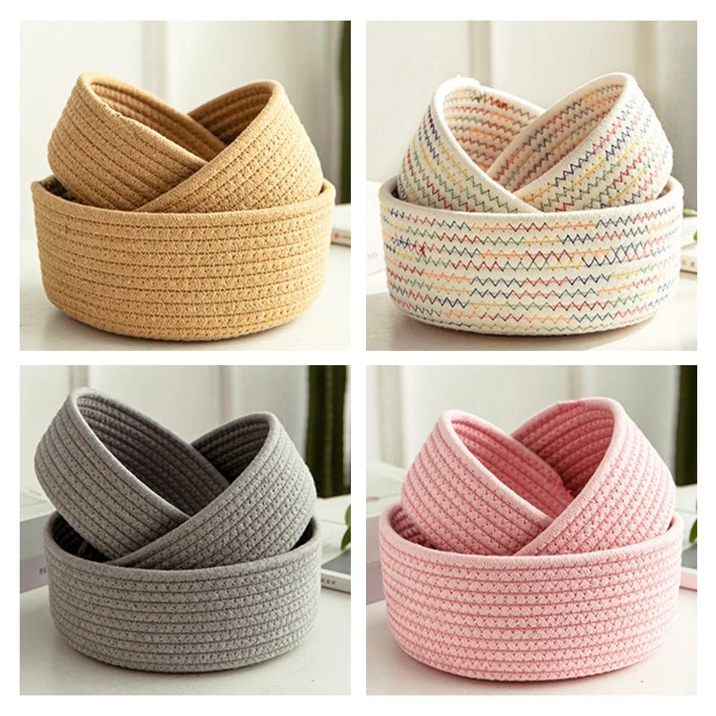 Thread Woven Storage Basket - S/M/L