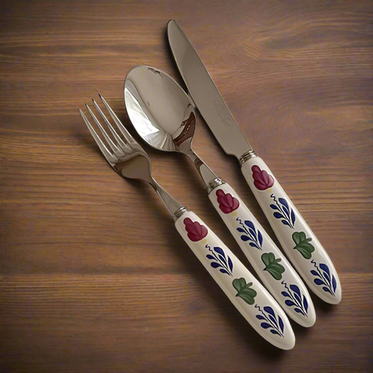 Retro Flower Ceramic Dinnerware